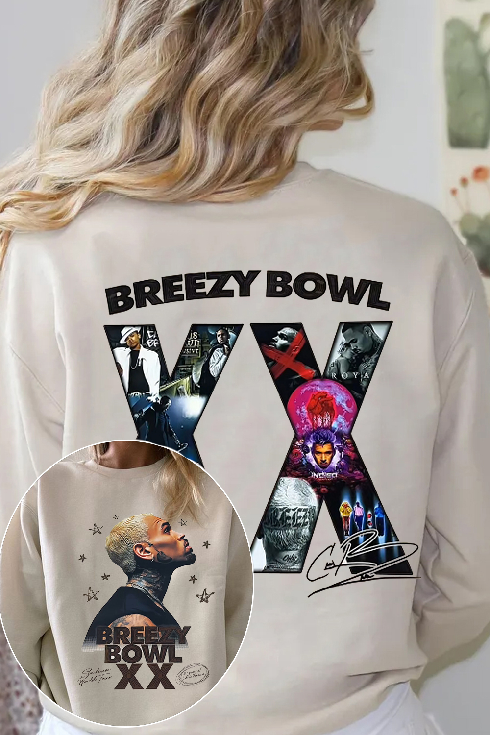 2 Sided CB Graphic Sweatshirt For Women