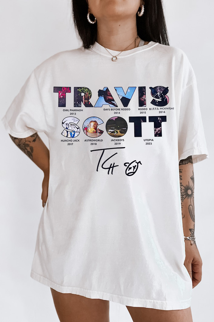 Travisscott personalized round neck T-shirt