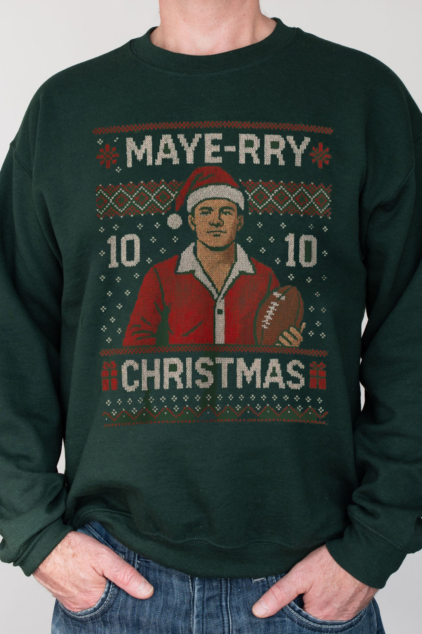 Drake Maye Christmas Sweater