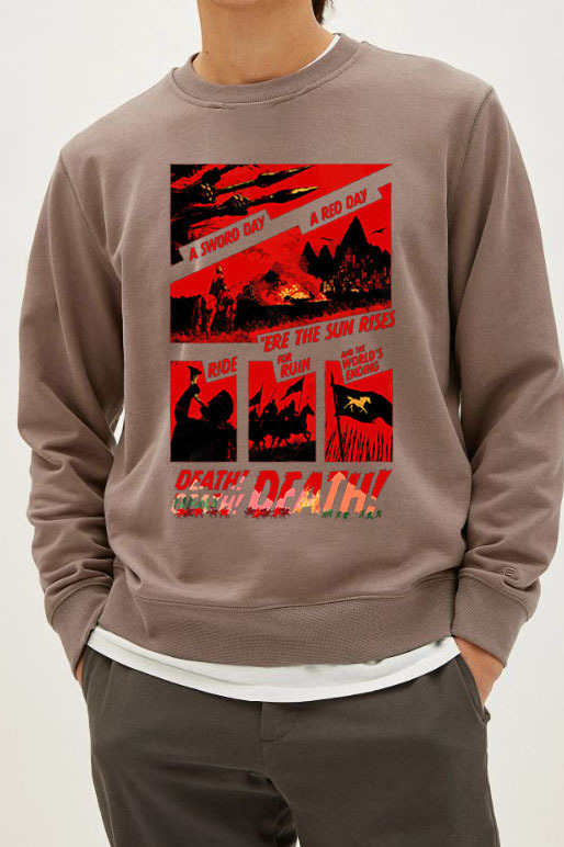 Lord of the Rings-Cycling Print Men's Sweatshirt
