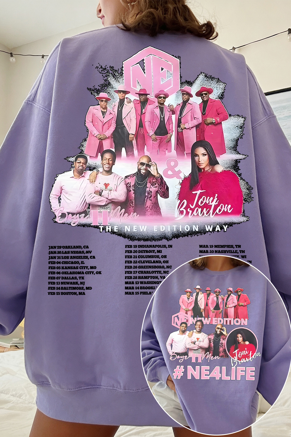 New Edition 2026 Tour Sweatshirt