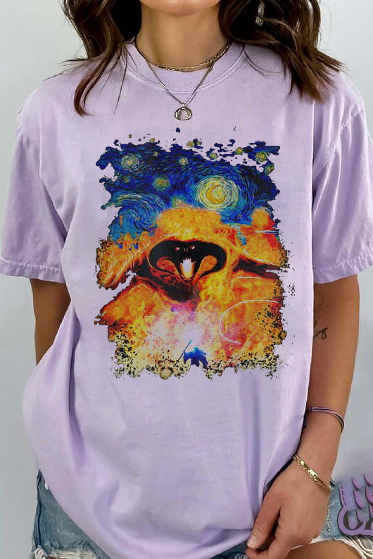 Balrog Starry Night LOTR Vintage Shirt