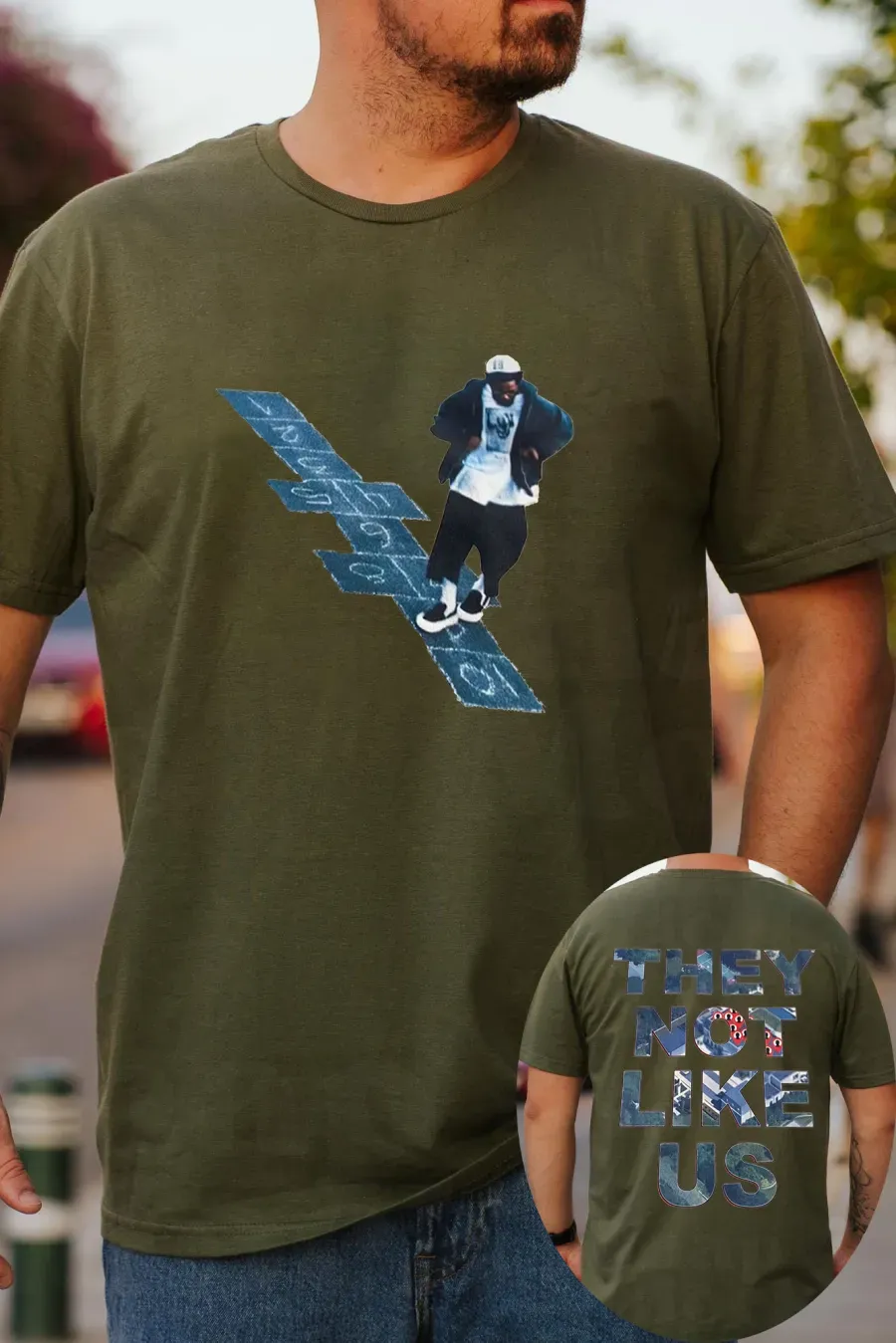 XXXTentacion double-sided printed men's short-sleeved T-shirt