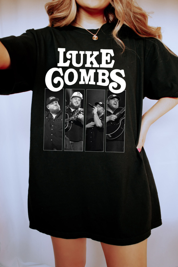 Luke Combs Country Music Tee  For Women