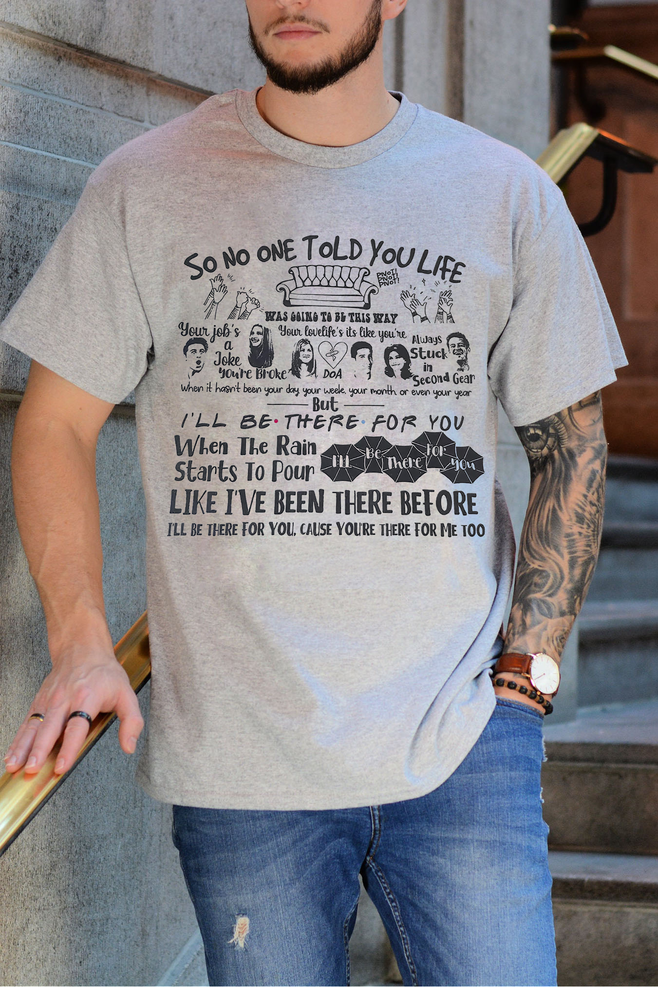 Matthew Perry Tee For men
