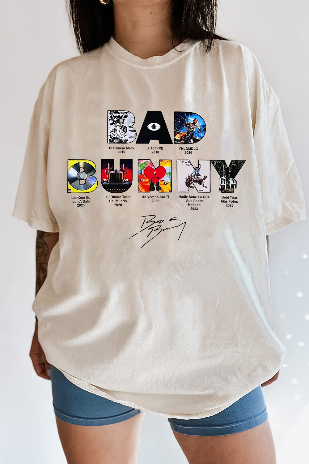 badbunny albums t-shirt