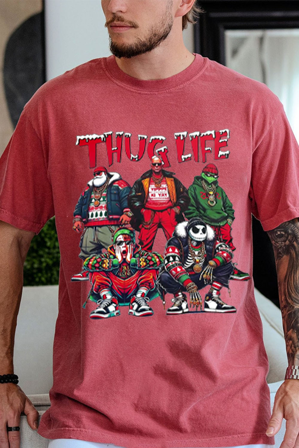 Christmas Monster Men's Short Sleeve T-Shirt