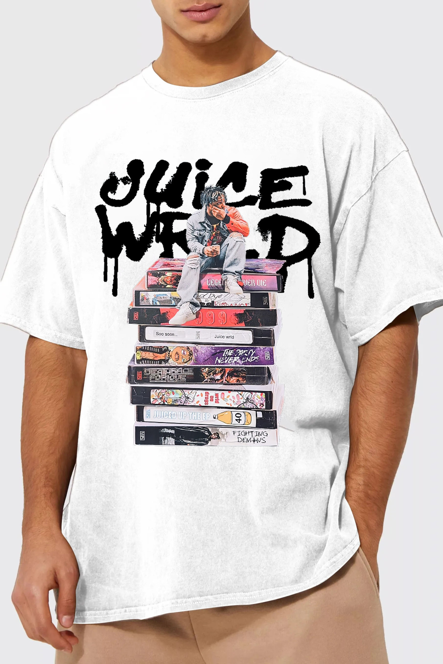 Juicewrld round neck men's T-shirt