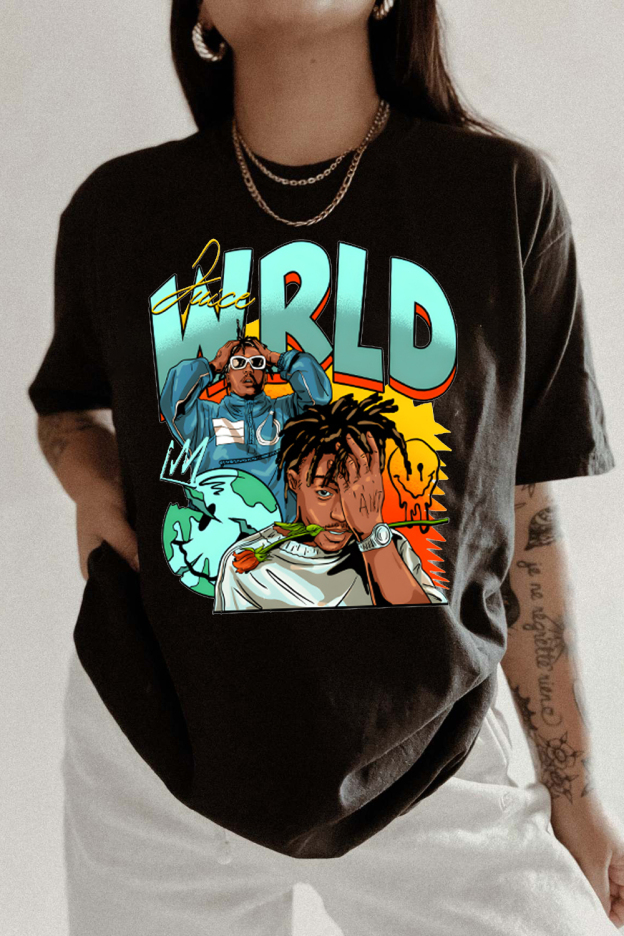 Juice World fans color block ladies short sleeve t-shirt