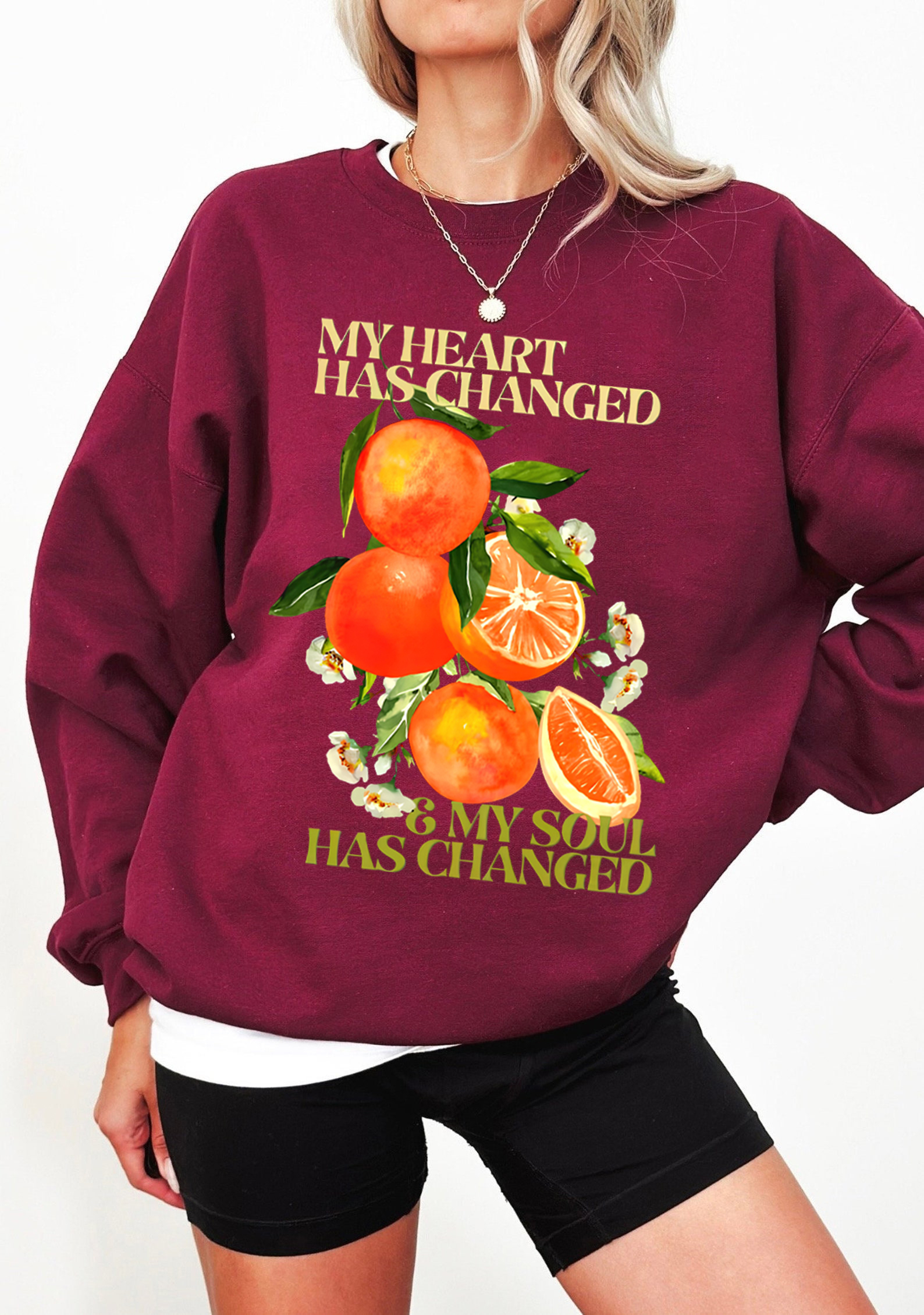 Noah Kahan Orange Sweatshirt