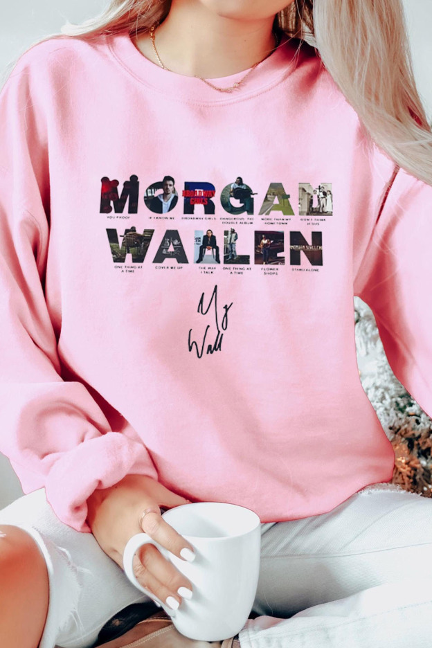 morganwallen cartoon long-sleeved sweatshirt