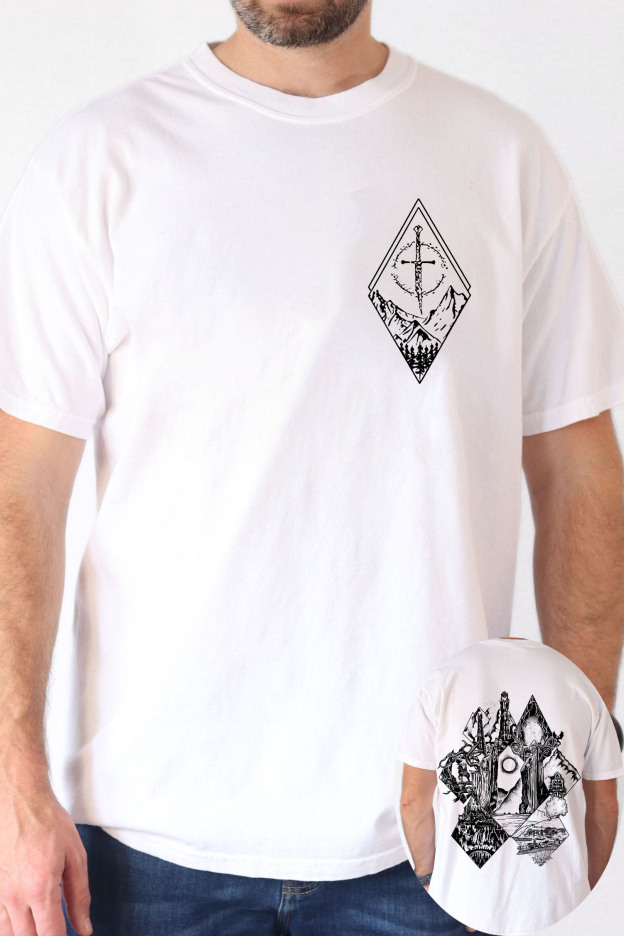 Middle Earth Lotr Tee For Men