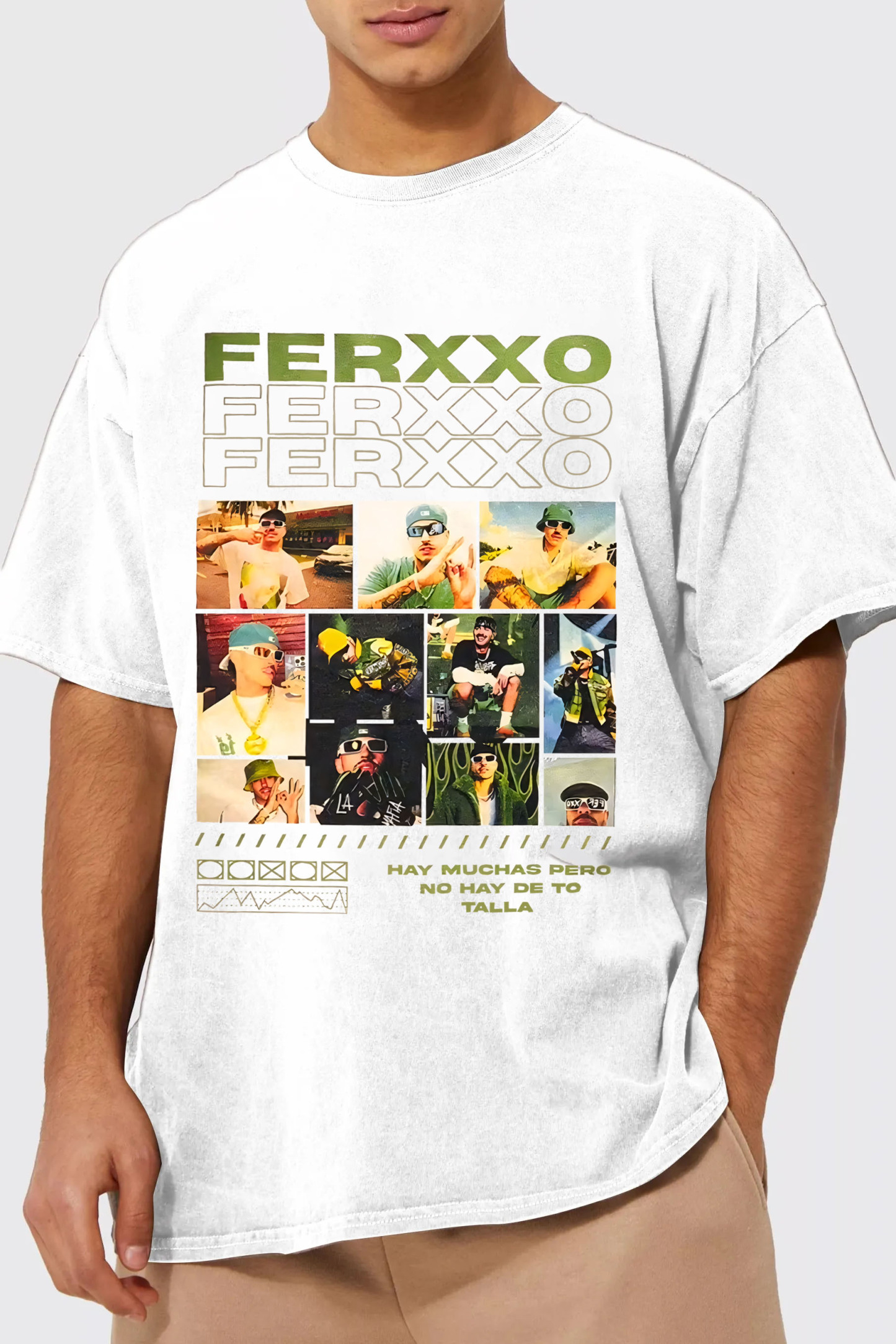Ferxxo printed lettering men's T-shirt