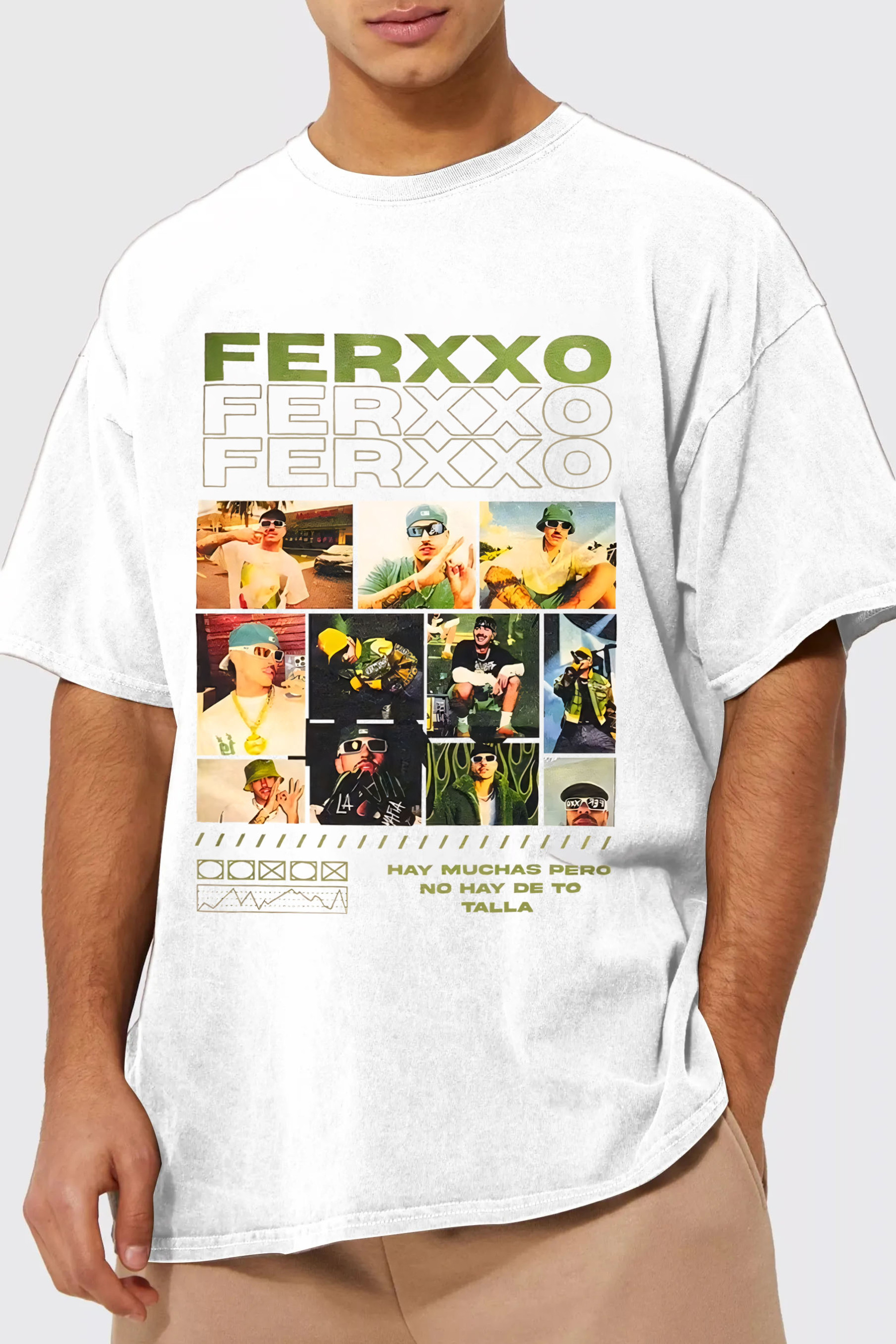 Ferxxo printed lettering men's T-shirt