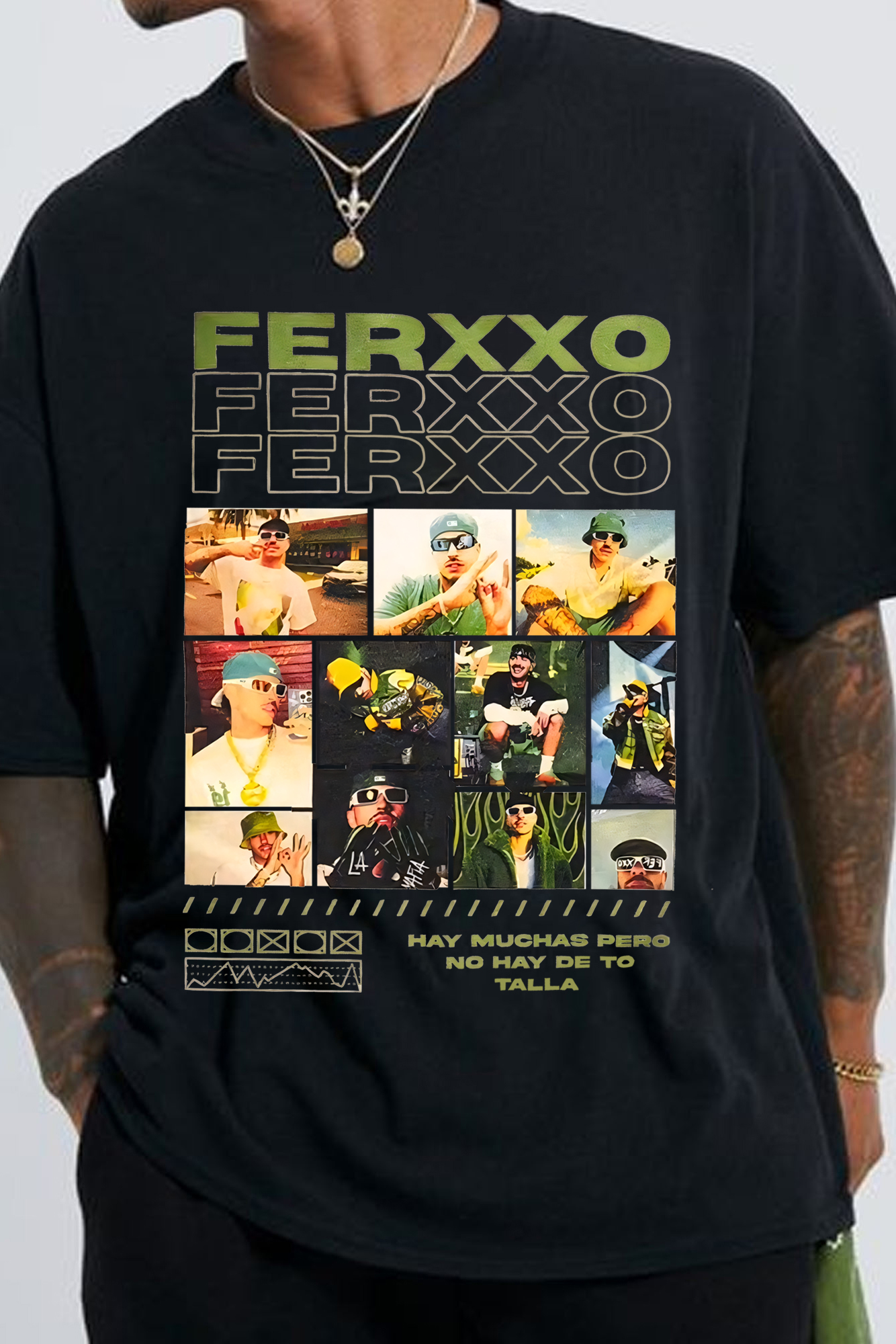 Ferxxo printed lettering men's T-shirt