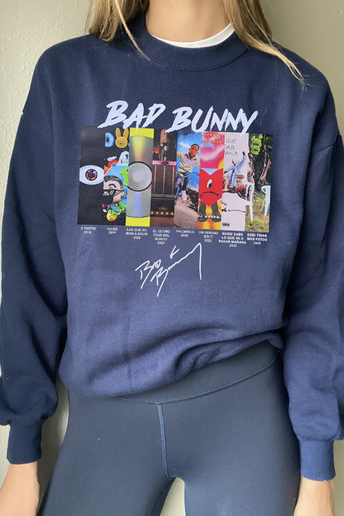 badbunny long sleeve sweatshirt