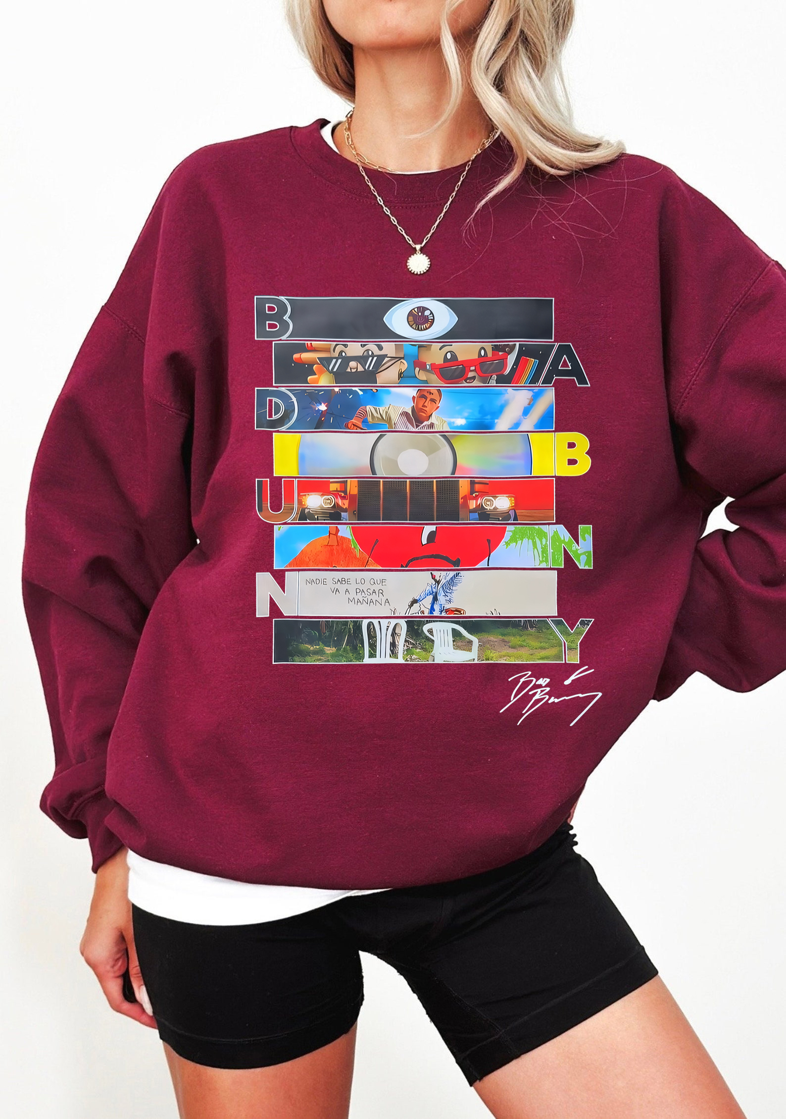 Bad Bunny Signature Sweatshirt For Women