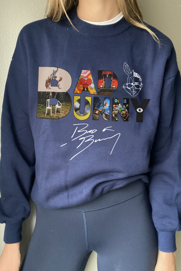 Bad Bunny Album Cover Design Women Sweatshirt