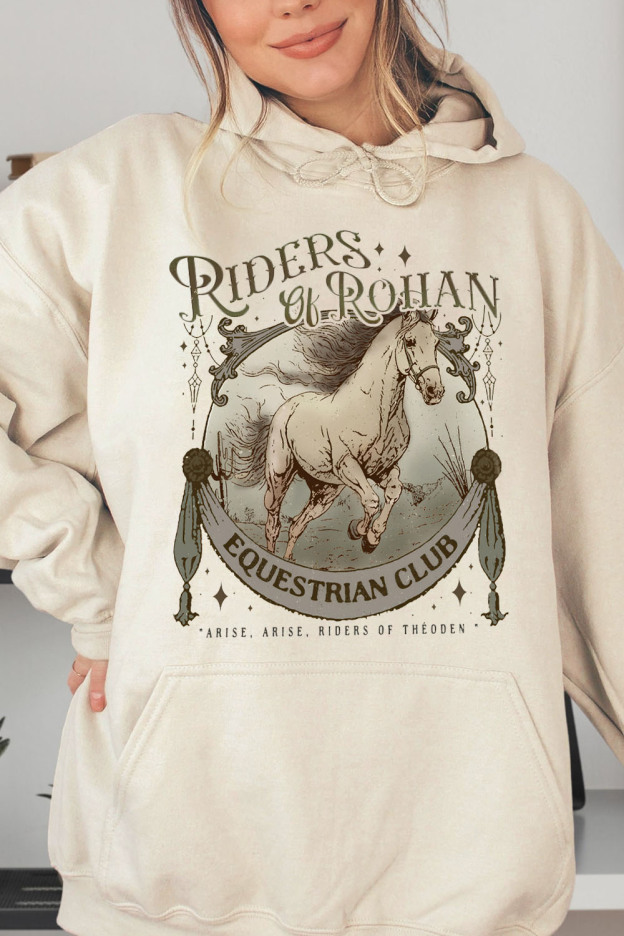 Riders Of Rohan Equestrian Club Hoodie For Women