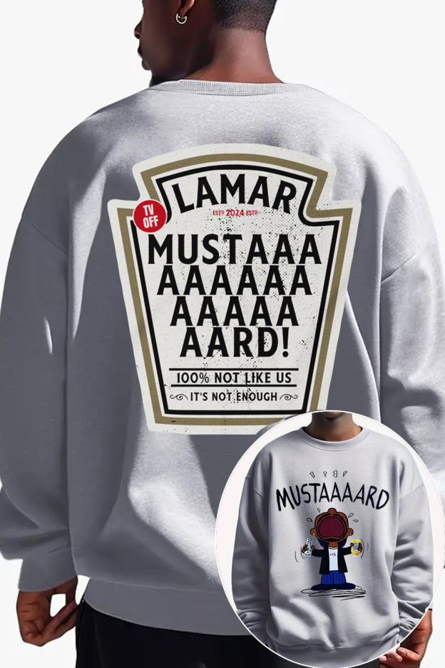 Kendrick Lamar  Mustaaaard 2 Sides Tee For Men