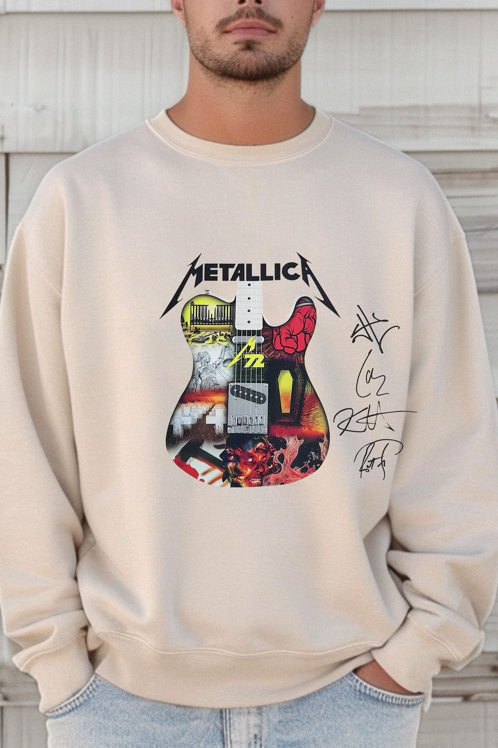 metallica 2025 men sweatshirt