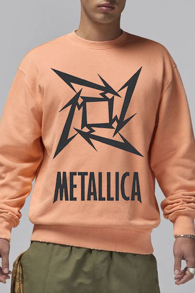 Metallica logo men sweatshirt
