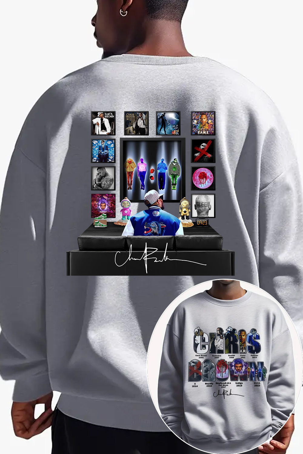 Chris Brown Concert Sweatshirt For Men