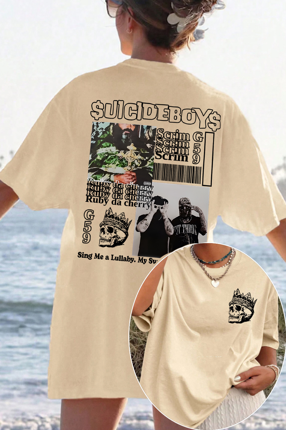 G59 2-sided printed WoMen TEE