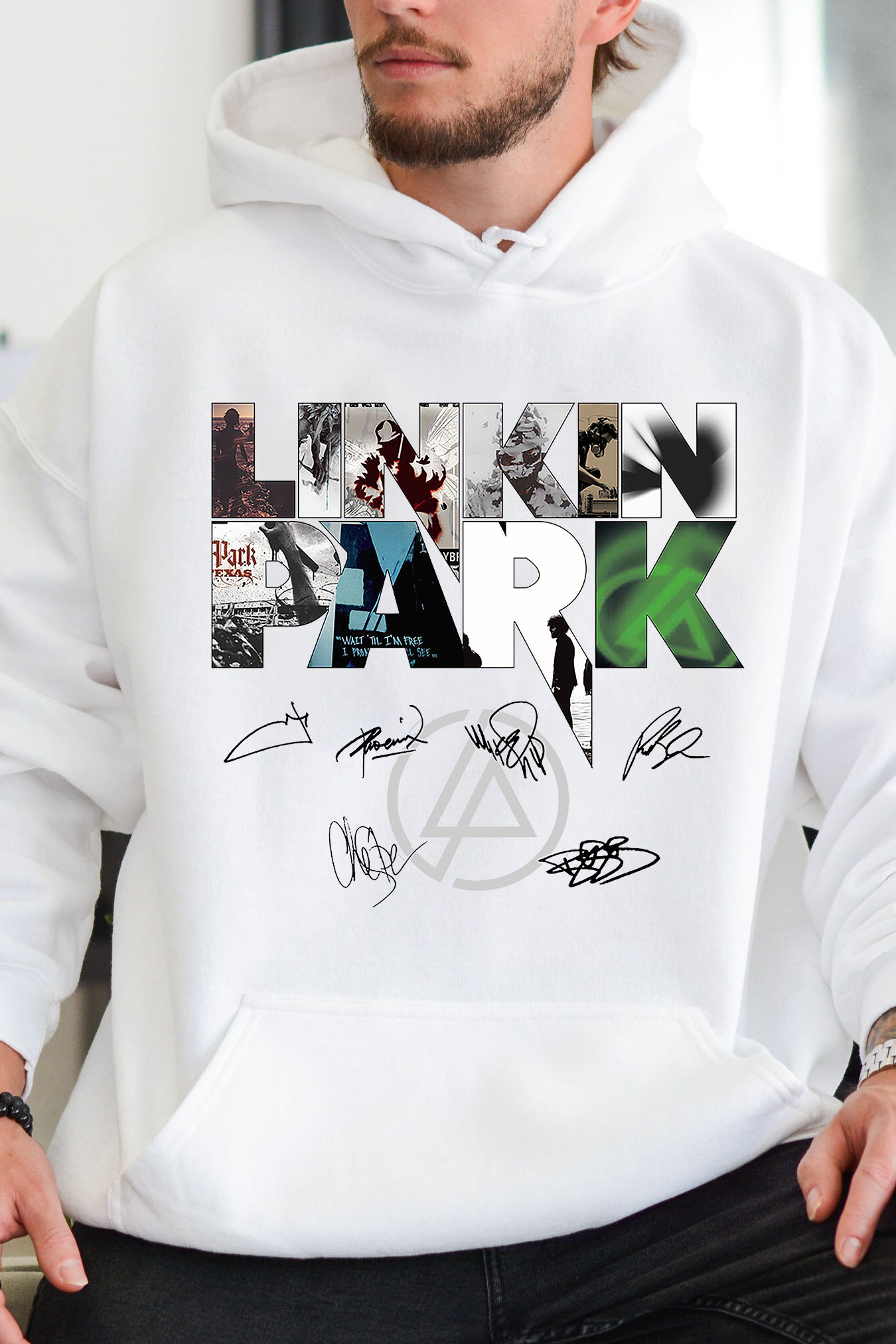 L P Albums -MEN Hoodie