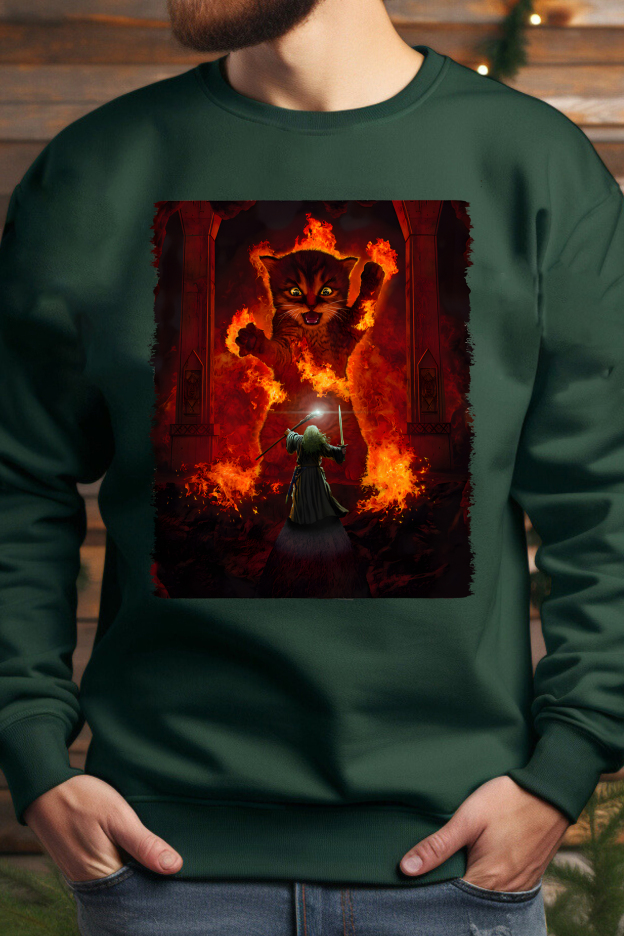 LOTR- Gandalf You Shall Not Pass Cat sweatshirt