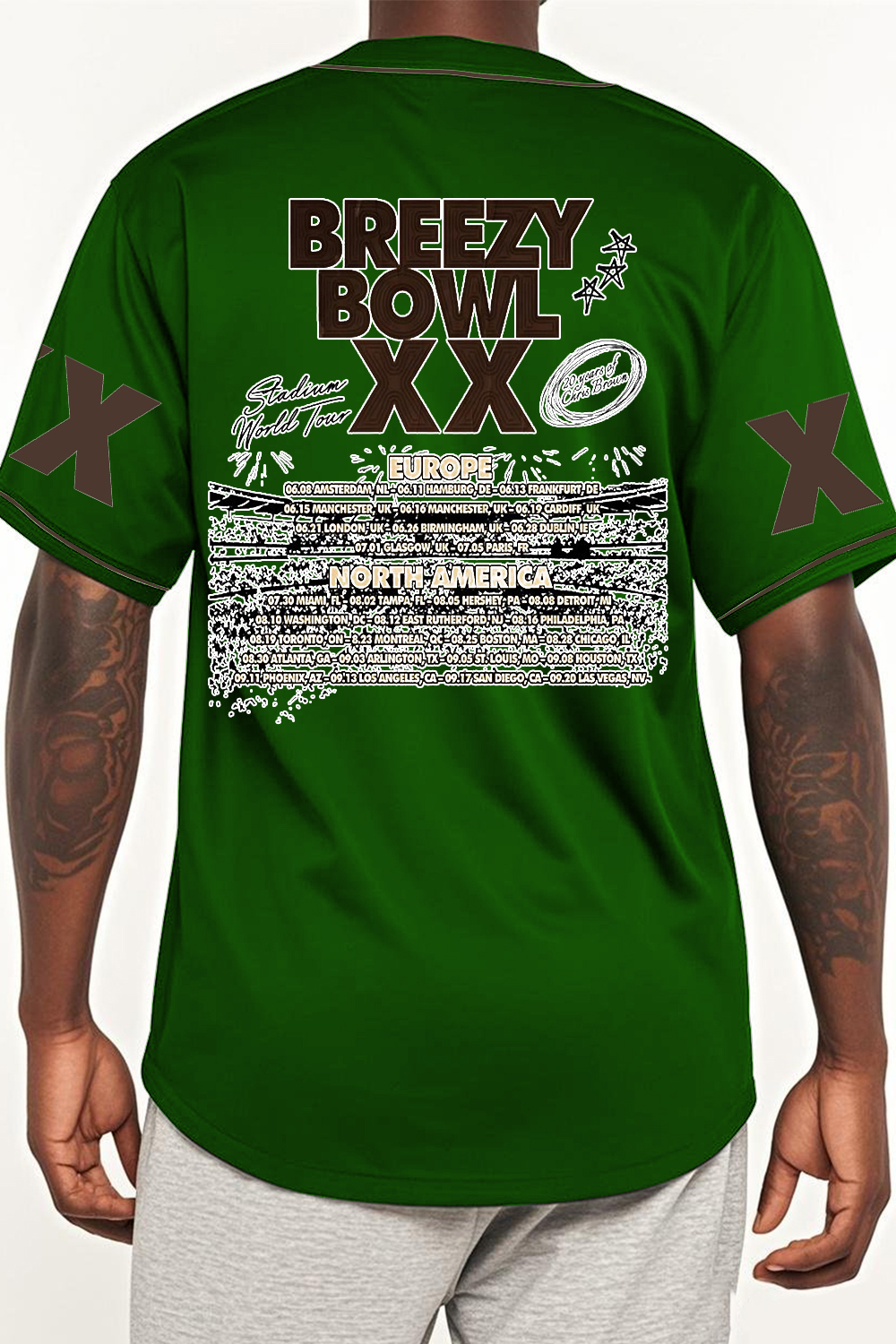 CB Bowl XX World Tour  Baseball Jersey