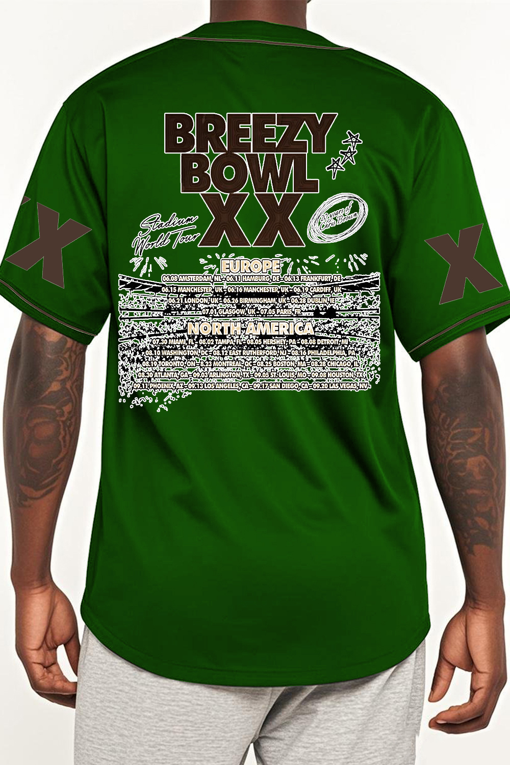 CB Bowl XX World Tour  Baseball Jersey
