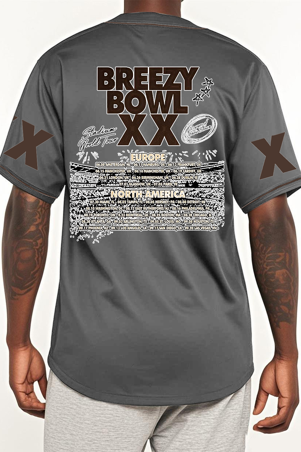 CB Bowl XX World Tour  Baseball Jersey
