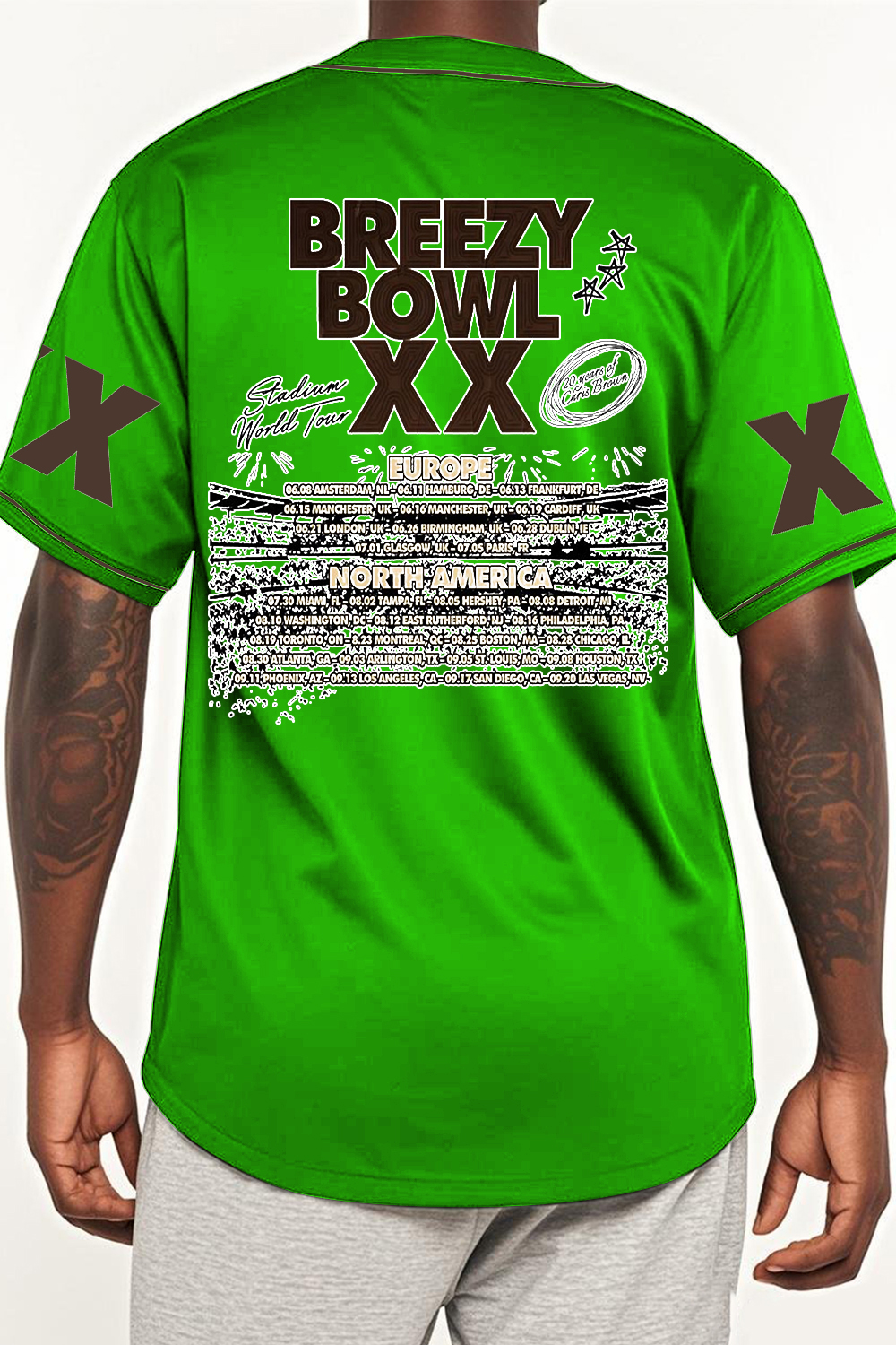 CB Bowl XX World Tour  Baseball Jersey