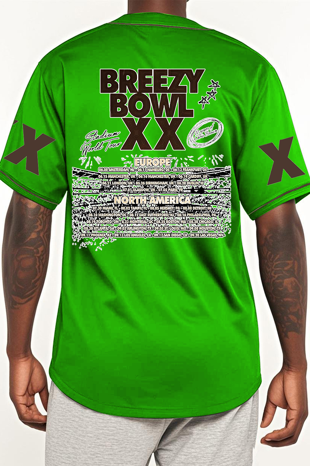 CB Bowl XX World Tour  Baseball Jersey