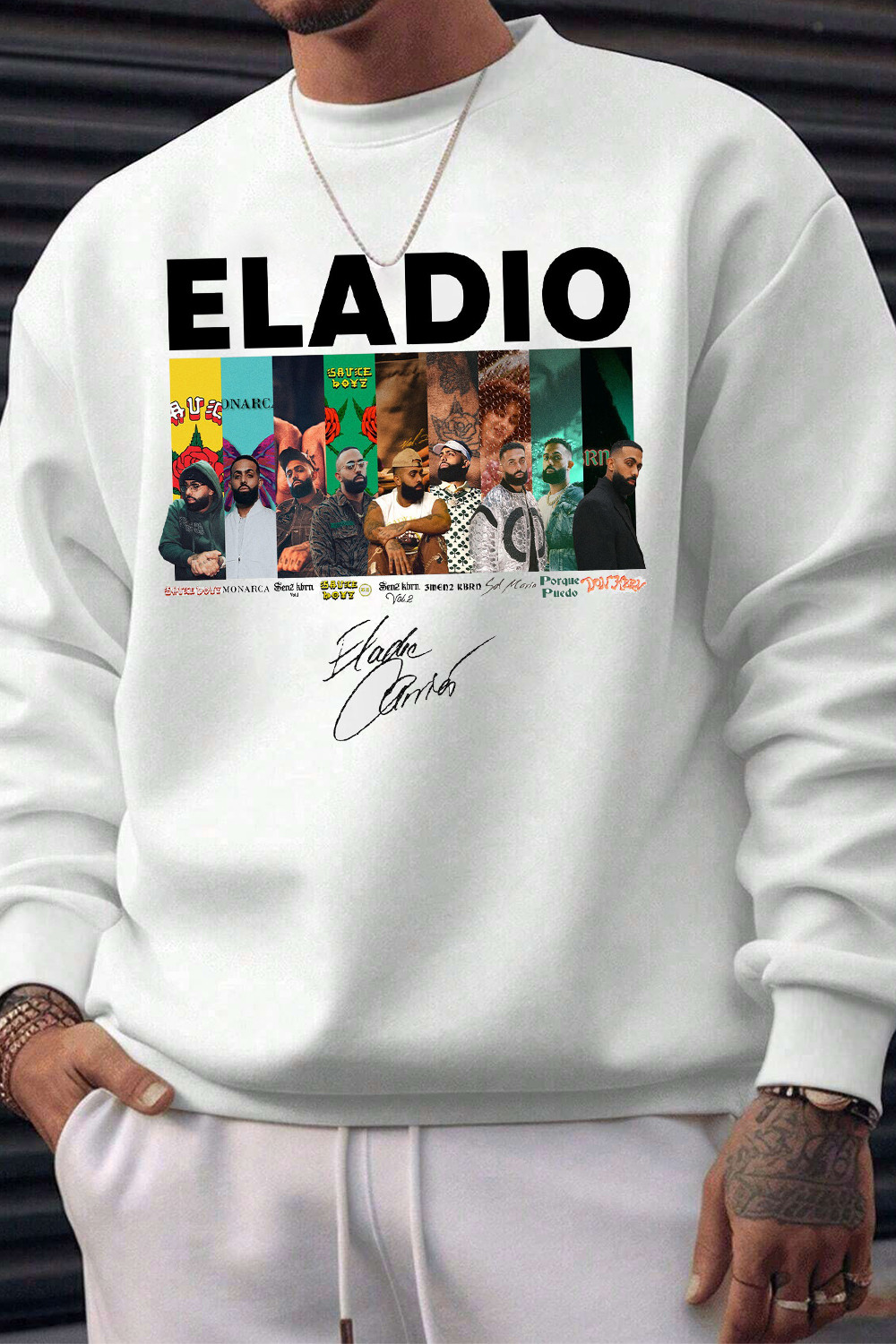 Graphic Album Eladio Shirt, Eladio Carrión Sweatshirt
