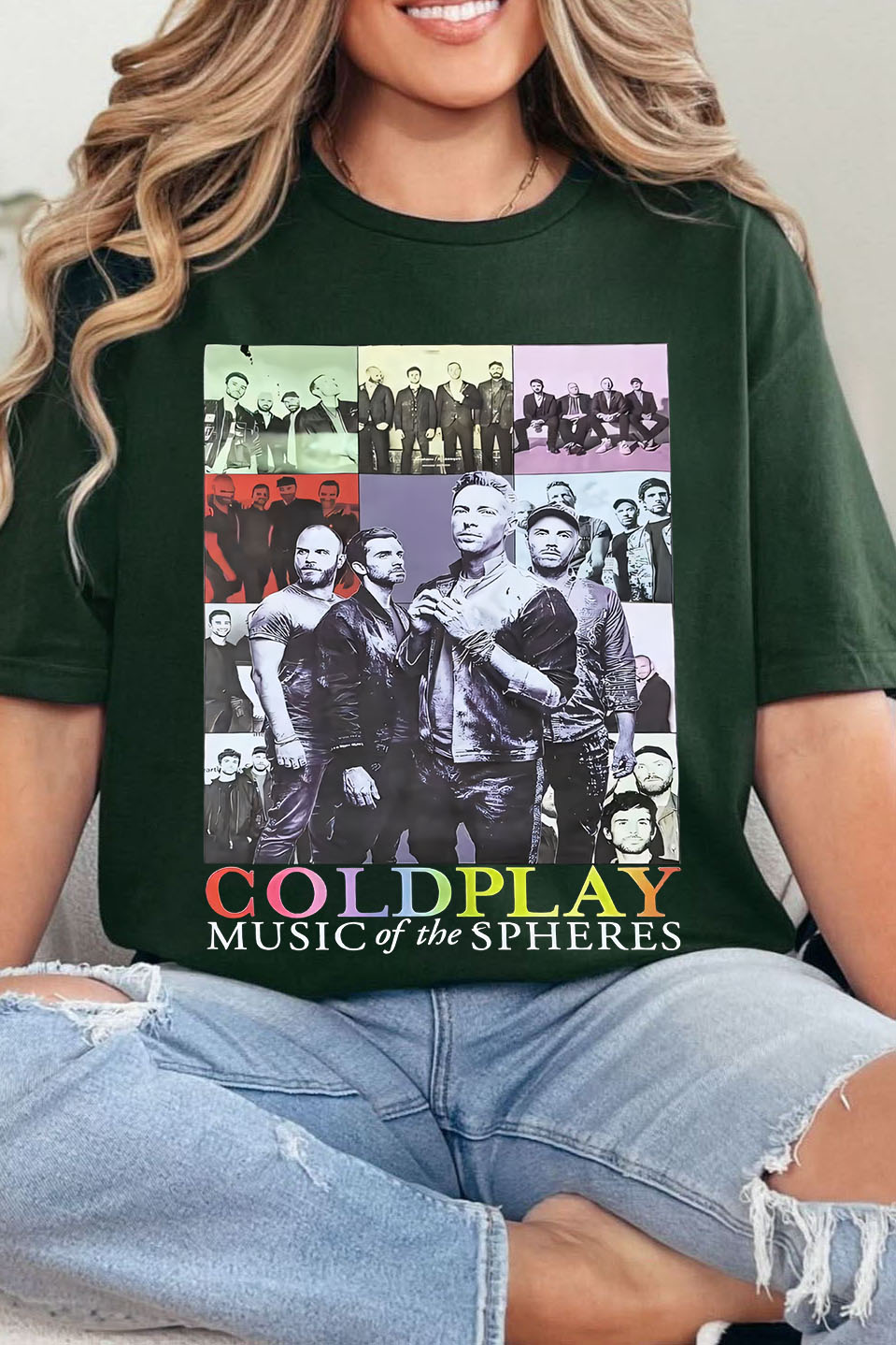 coldplayconcert women t-shirt