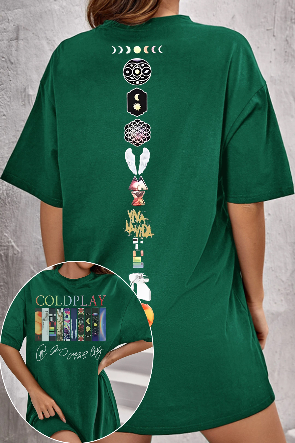 coldplay women T-shirt