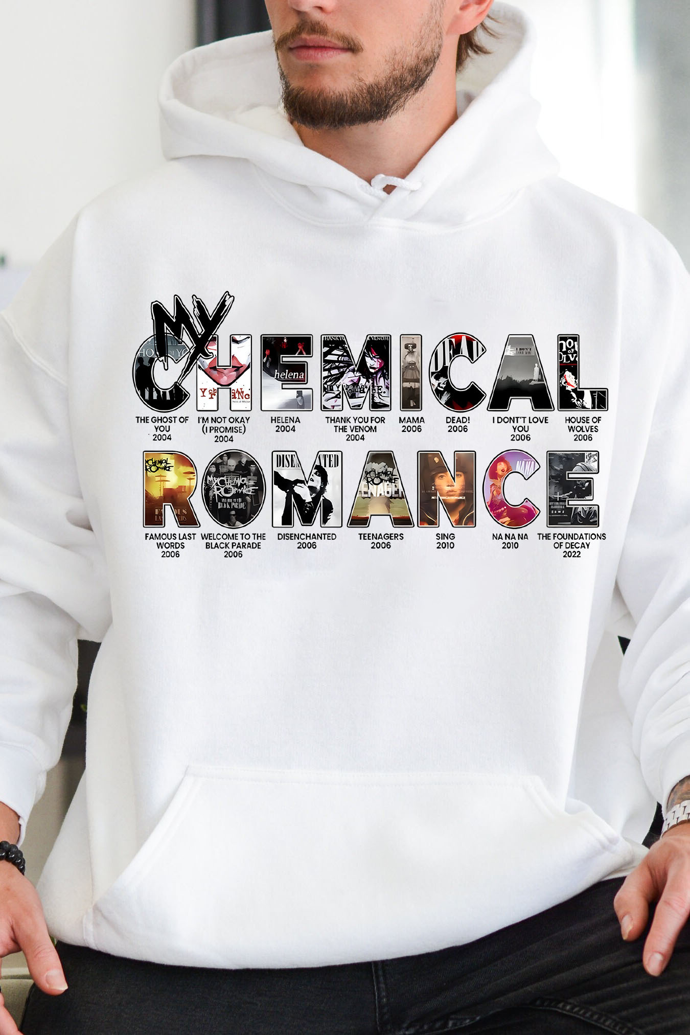 MCR concert 2025 hoodie For men