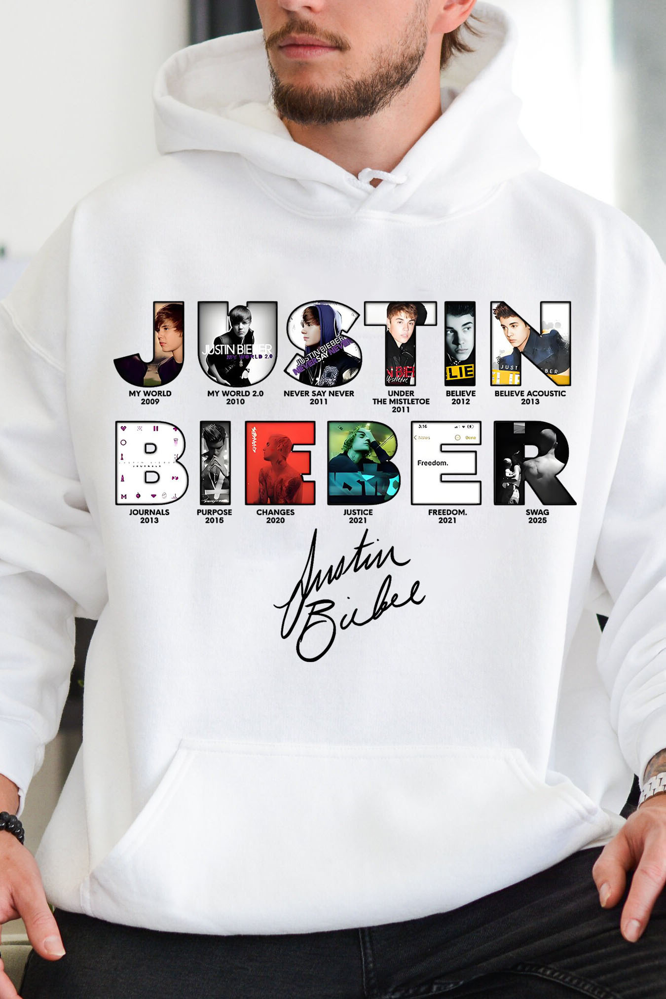 Justin Bieber fans hoodie