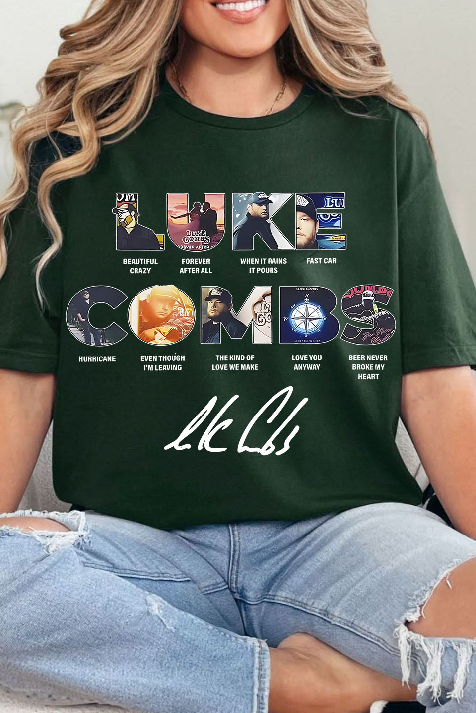 Luke Combs Tee  For Women