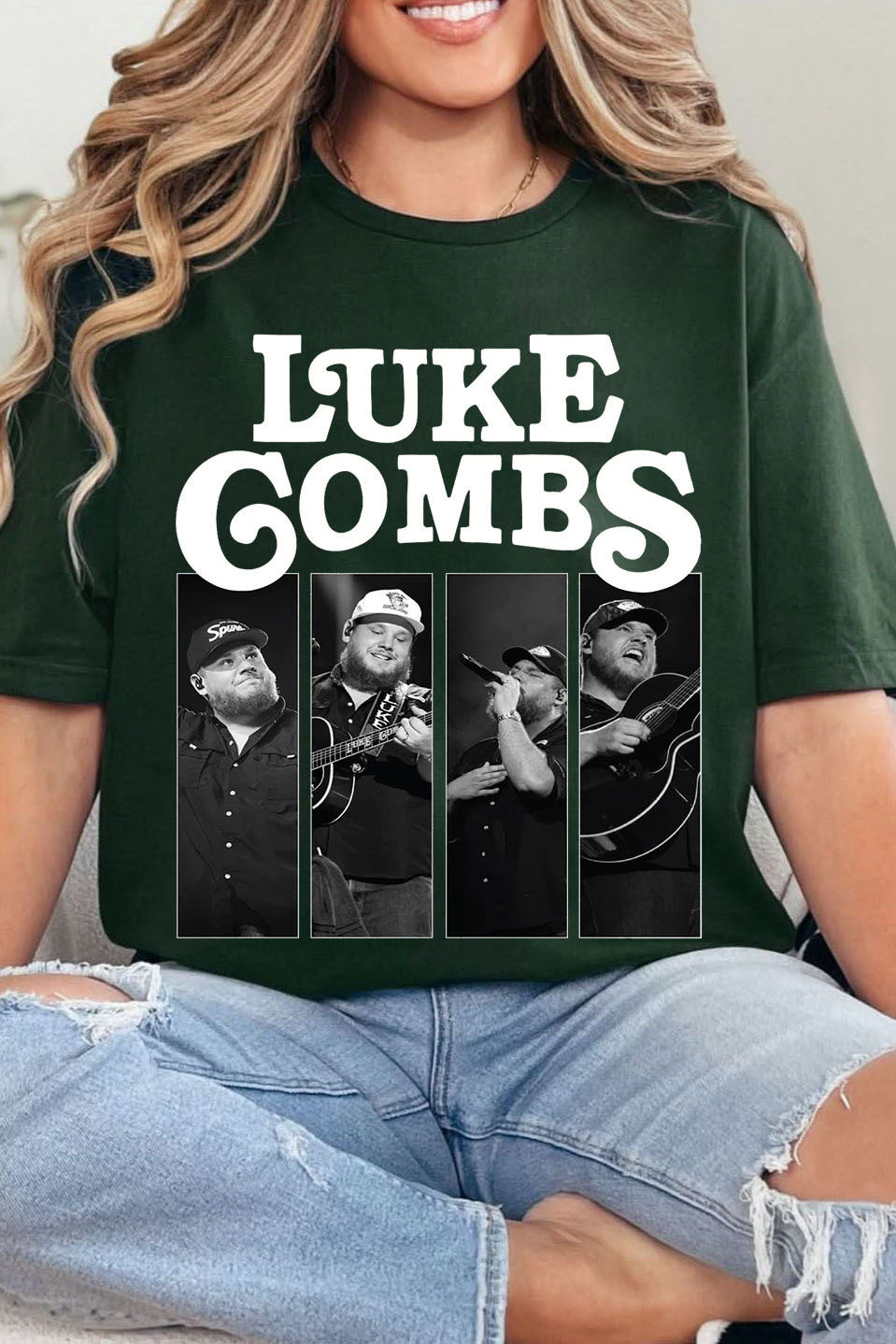 Luke Combs Country Music Tee  For Women