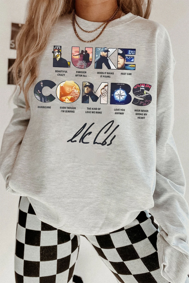 Luke Combs Women Long-Sleeved Sweatshirt