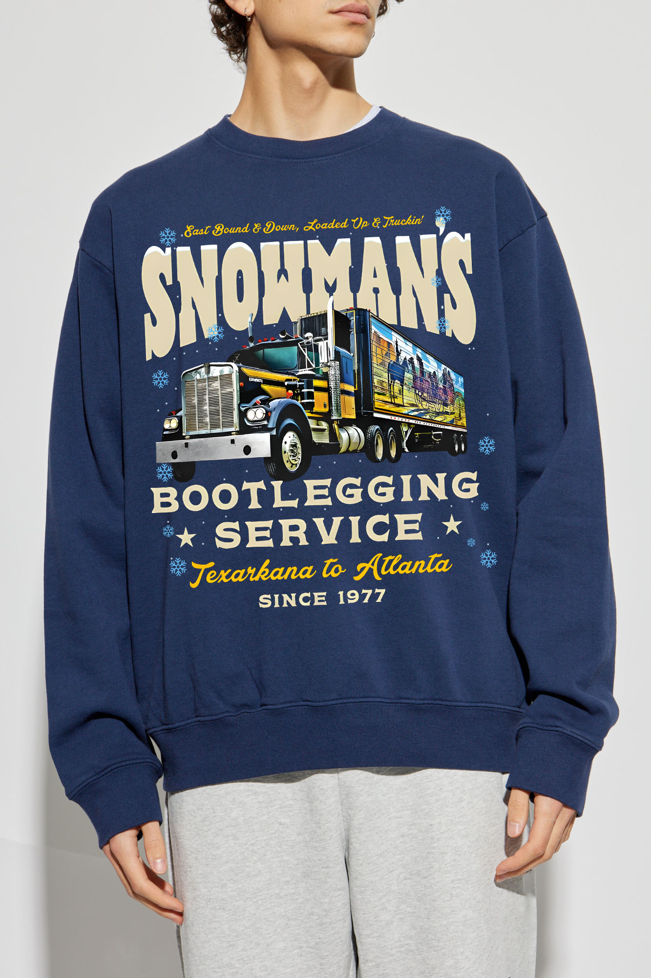 Christmas Smokey and the Bandit Men Sweatshirt