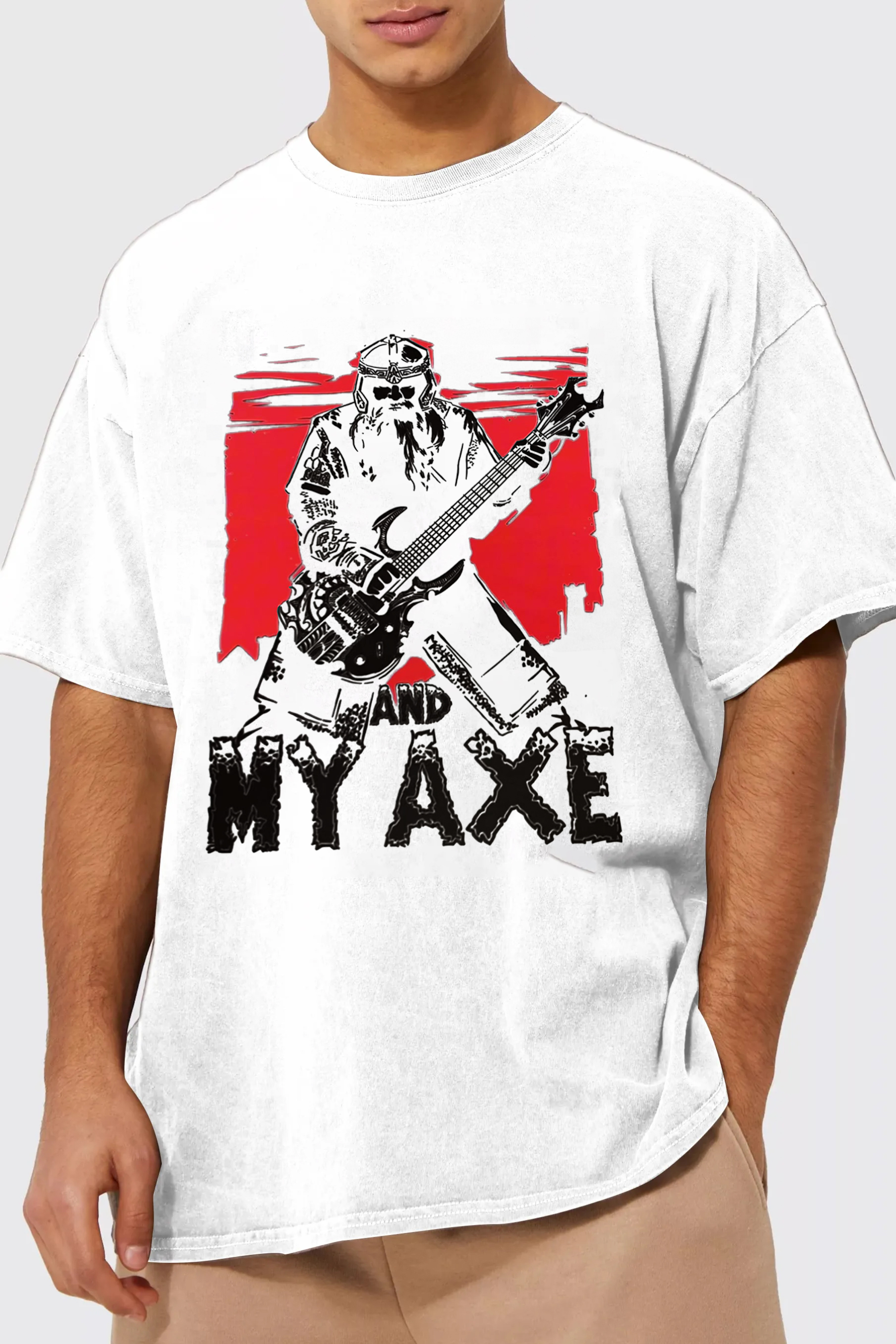 Gimli And My Axe Lord Of The Rings Vintage MEN T-Shirt