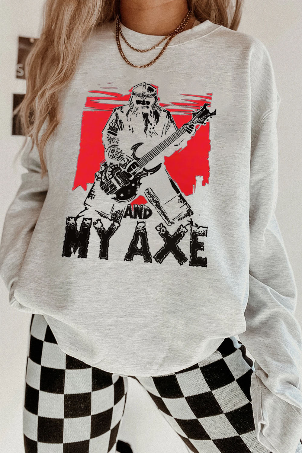 Gimli And My Axe Lord Of The Rings Vintage Women Sweatshirts