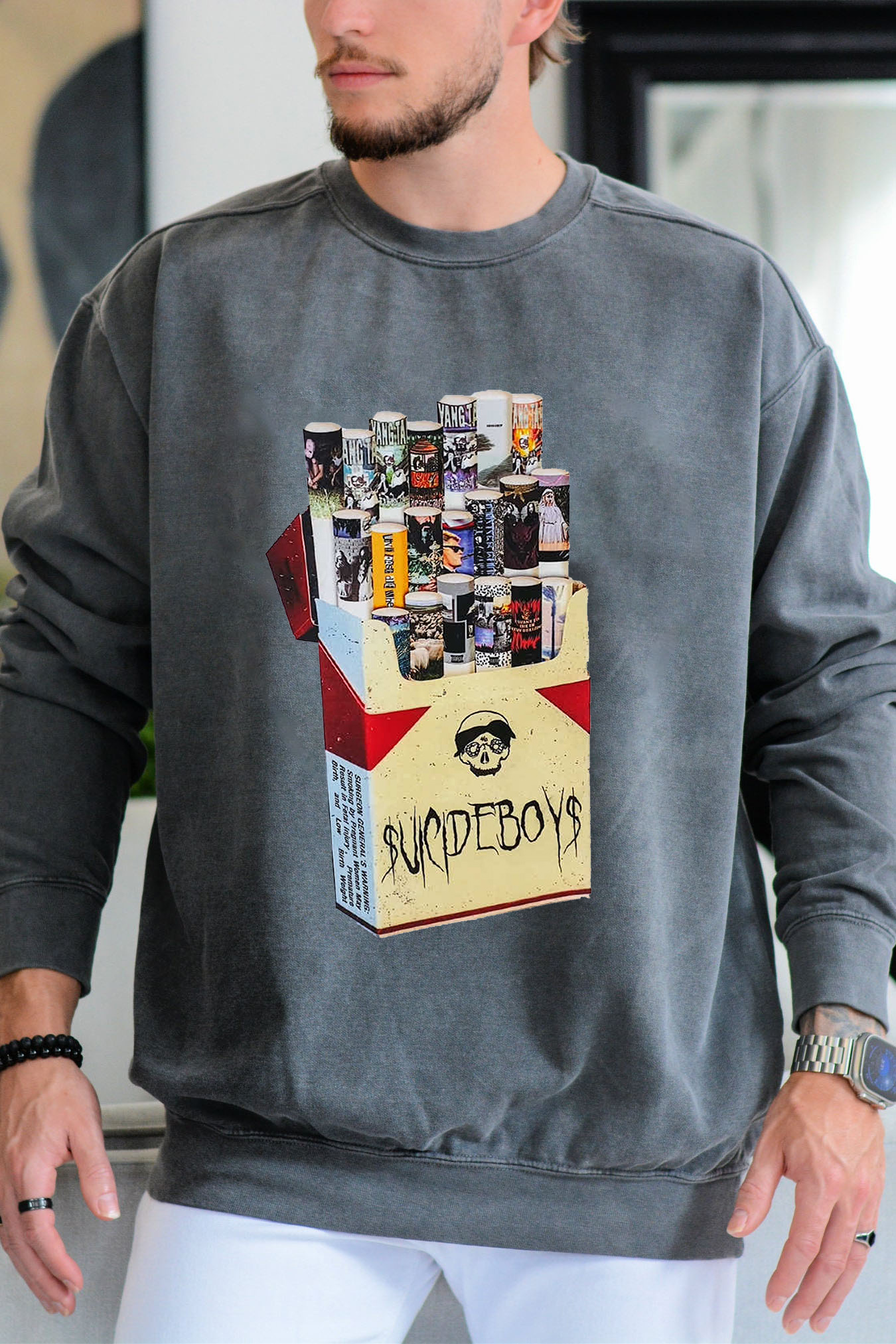 $uicideboy$ personalized print men's long-sleeved sweatshirt