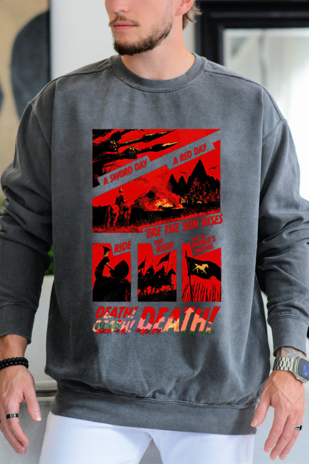 Lord of the Rings-Cycling Print Men's Sweatshirt