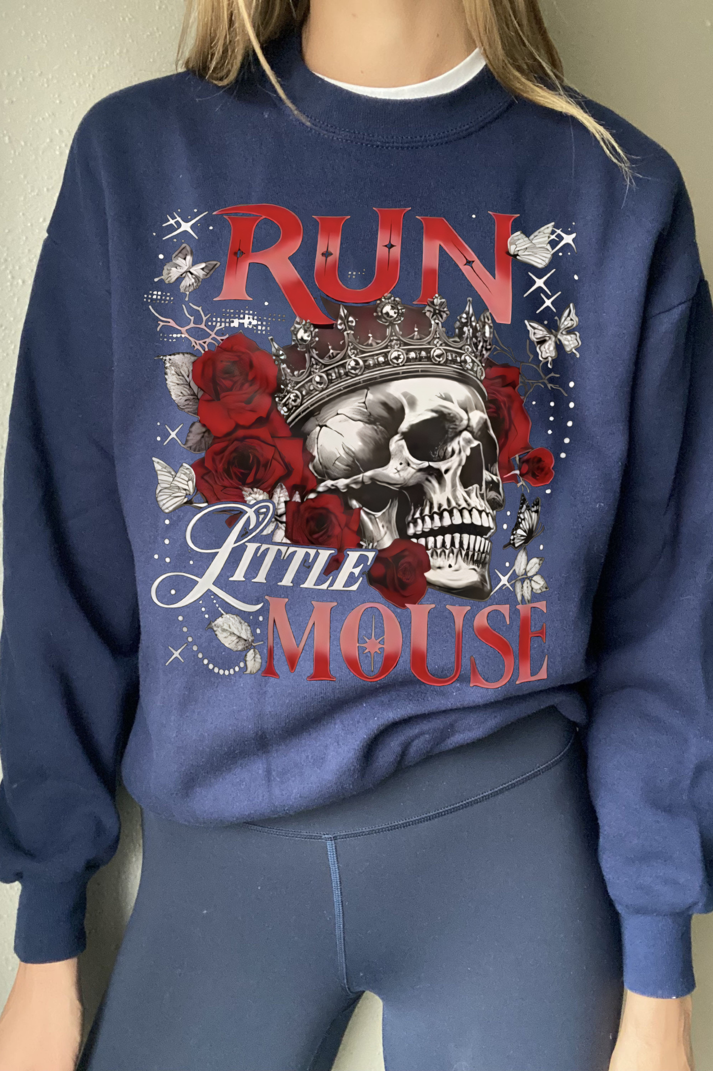 spicybooktok skull ladies sweatshirt