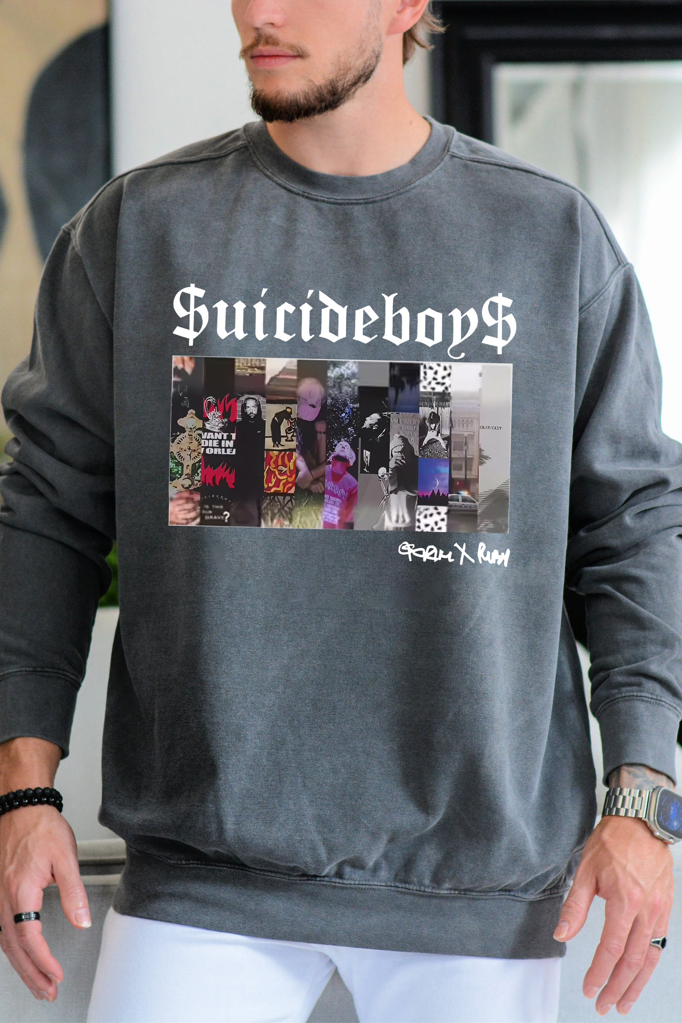 $uicideboy$ poster print men's sweatshirt